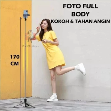 02 Tripod Live Tiktok Tongsis Premium Ringlight Ring Light Premium