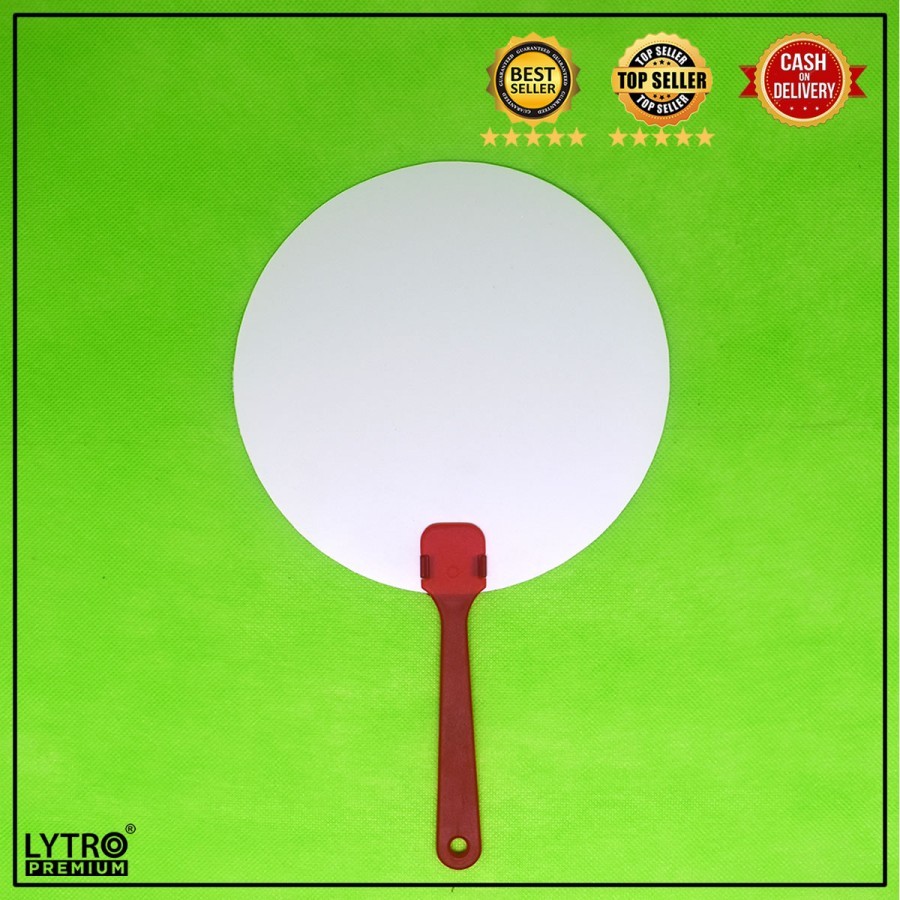 Jual Kipas Plastik Souvenir Polosan Bulat - Kipas Plastik PVC - Kipas ...