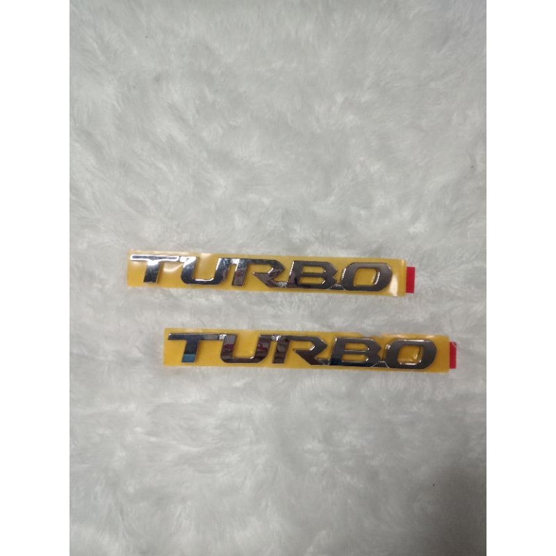 Jual Emblem tulisan turbo original / Emblem tulisan turbo raize rocky ...