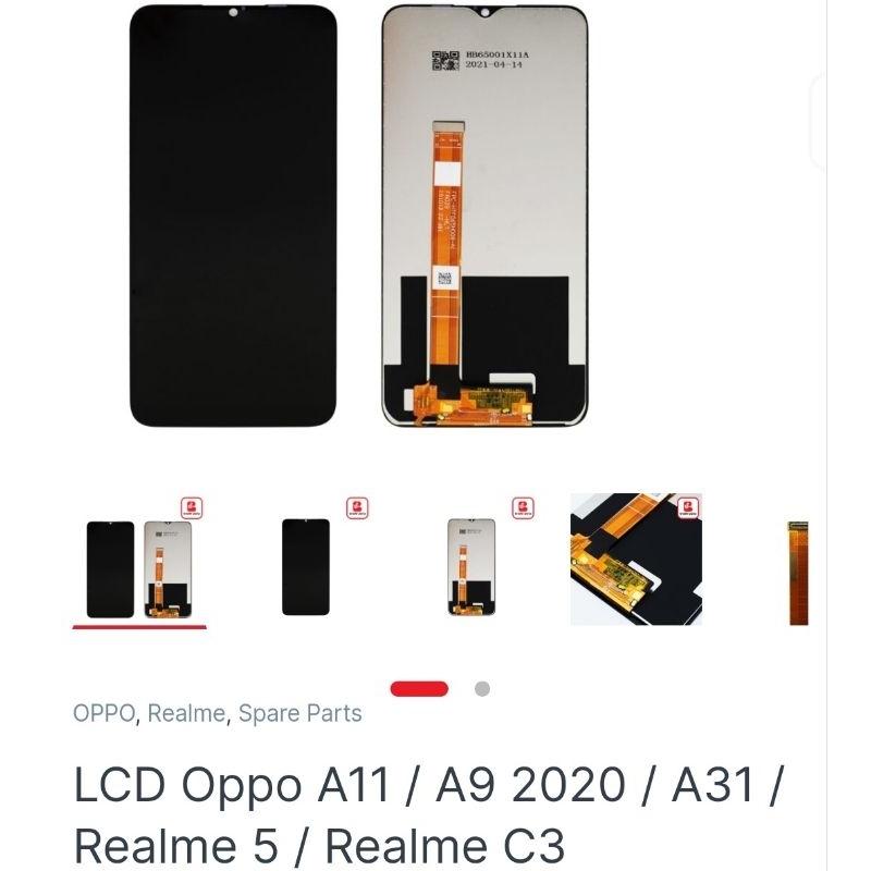 Pantalla LCD De Repuesto Para Oppo A9 2020 / A11 / A5 2020 / A31 - Incluye Kit De Montaje, Compatible Con Modelos CPH1937/1939/1941
