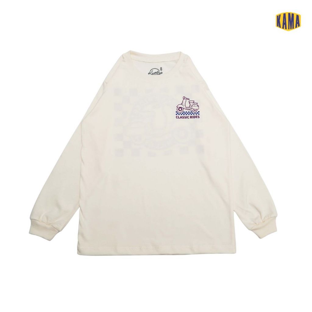 Jual KAMA GARAGE Classic Rider Baju Kaos Anak Motor Lengan Panjang ...