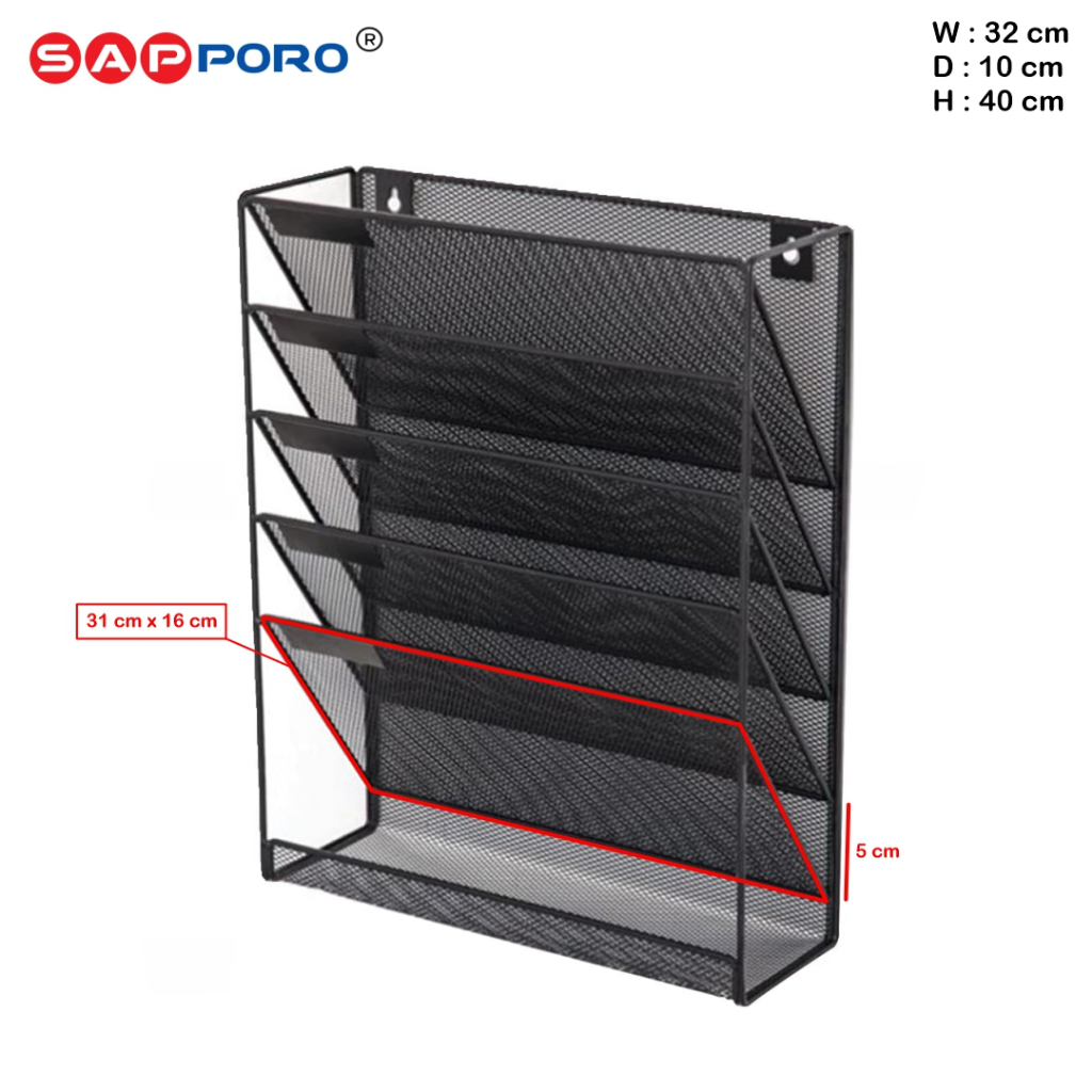 Jual SAPPORO TJURA - Rak Dokumen | File Rack | Document Shelf Organizer ...