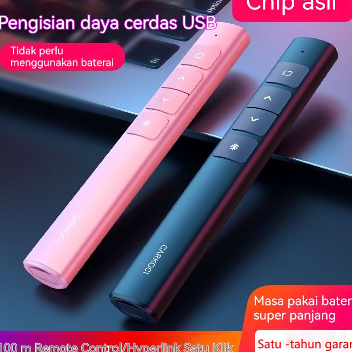 Jual Model Terkini Laser Pointer + Presenter Wireless USB Pen Laser ...
