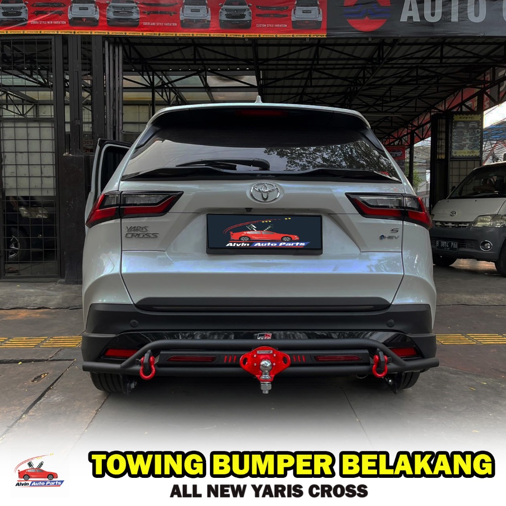 Jual TOWING BAR ALL NEW YARIS CROSS / PENGAMAN BUMPER BELAKANG YARIS