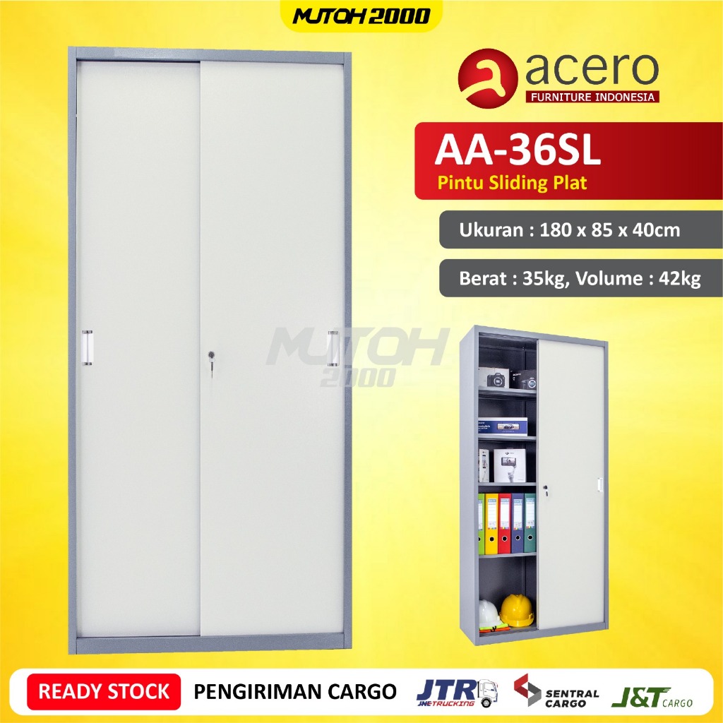 Jual Cargo Acero Aa Sl Lemari Arsip Pintu Sliding Plat Shopee Indonesia