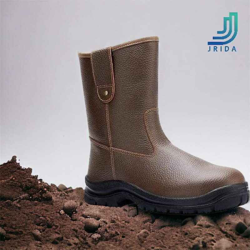 Jual Sepatu Safety Krushers Texas Brown / Safety Shoes Krushers Texas