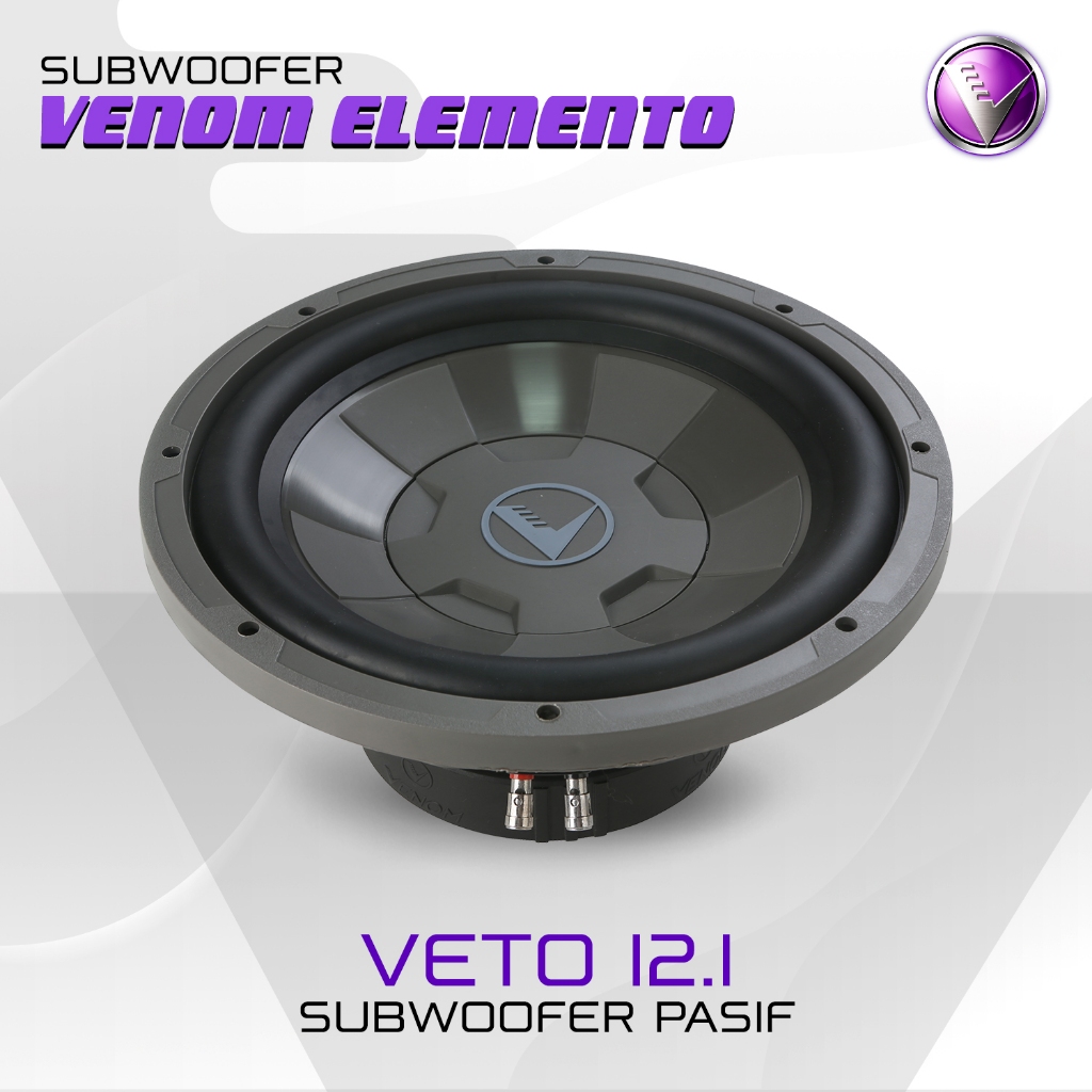 Jual Venom Elemento Subwoofer Pasif Mobil Veto Ukuran Inch Shopee Indonesia