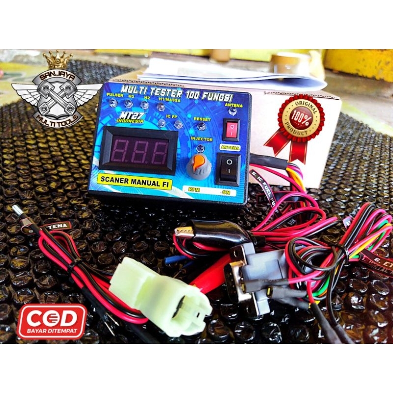Jual Multitester Injector Universal 100 fungsi semua motor cek sensor ...