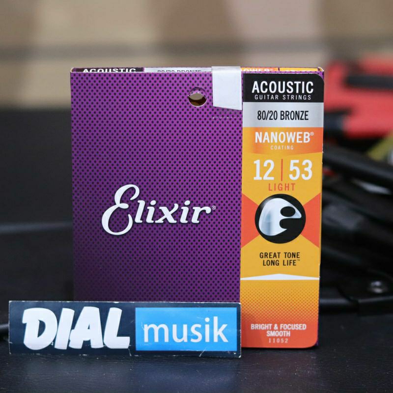 Jual Elixir Nanoweb Akustik Senar Gitar Akustik Anti Karat Shopee Indonesia