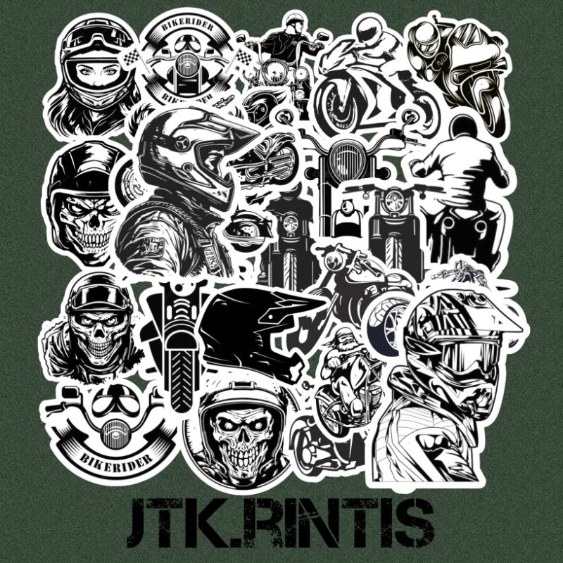 Jual Stiker Aesthetic Baikers STICKER TUMBLER HP | STIKER LAPTOP ...