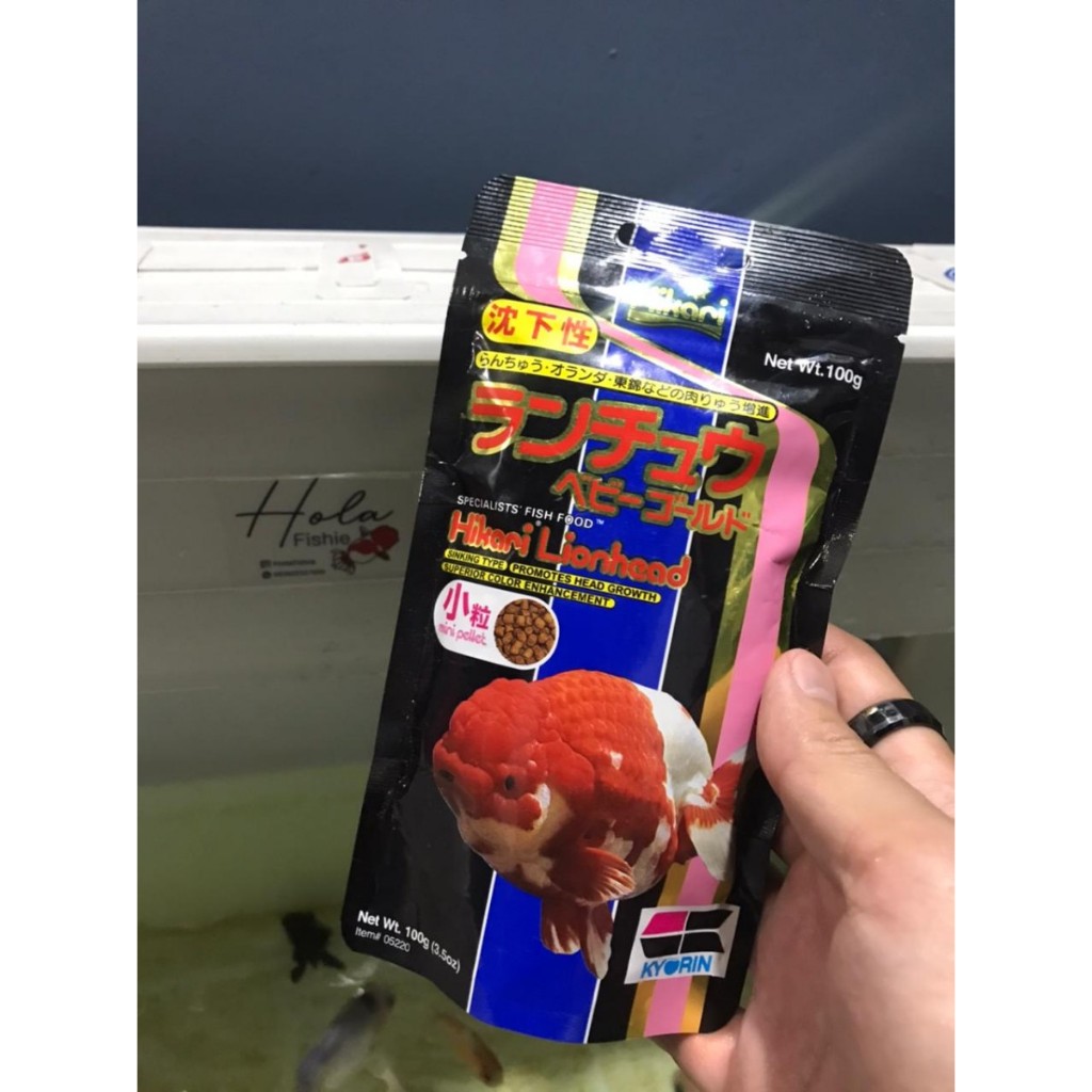 Jual HIKARI Lionhead / Lion Head 100g MAKANAN IKAN KOKI GOLDFISH FOOD
