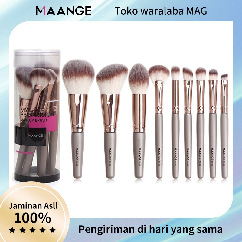 Jual Maange Pcs Set Kuas Rias Brush Kit Multifungsi Lembut Fluffy Blush On Bedak Concealer