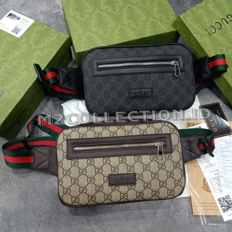 Tas Pinggang Gucci GG Signature Waistbag Belt Bag import
