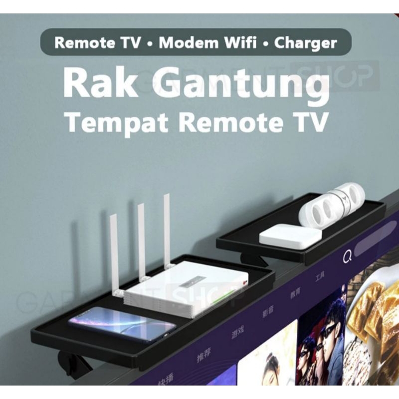 Jual Rak Atas TV Tempat Remote Modem Wifi Meja Screen Top Shelf ...