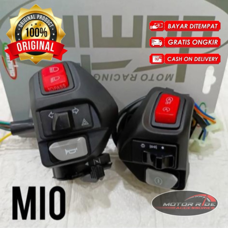 Jual Saklar Set Mio Aerox Kiri Kanan Domino Vietnam Komplit Engine Plus Hazard Saklar Aerox New