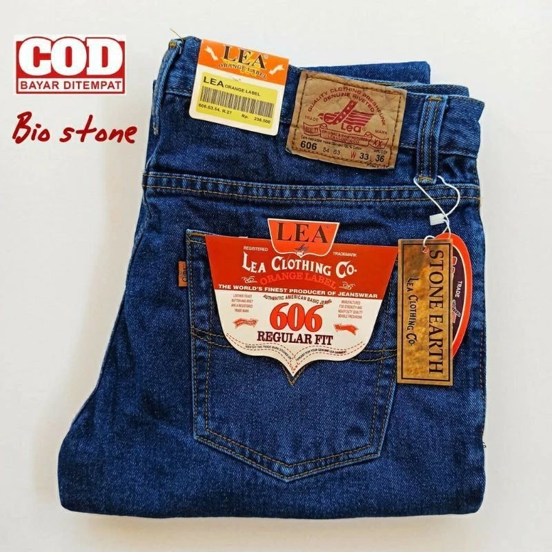 Jual TERBARU CELANA JEANS PRIA LEA STANDAR REGULER PREMIUM 28 sampai 38 bisa COD Shopee Indonesia
