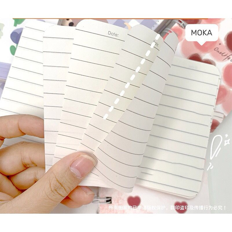 Jual Buku Tulis Bunga Tulip Notebook Binder A7 | Shopee Indonesia