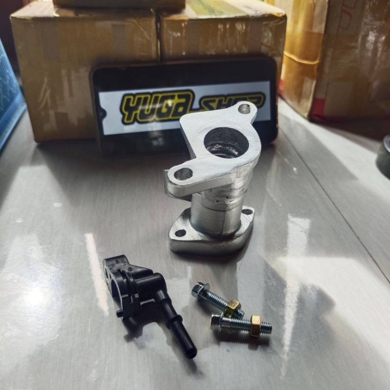 Jual Intake downdraft beat fi esp downdraft Vario Scoopy Intek manifold ...