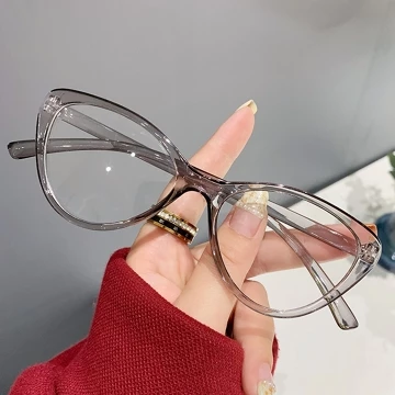 Kacamata Korea Wanita Cat Eye Eyeglasses Kacamata Wanita Gaya Retro Cat Eye Anti Radiasi