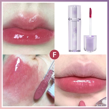 CAPPUVINI Lip Gloss Iced Tea Jelly Tint Lipstik Glossy Water Mirror Lip Glaze Iced Tea Mirror