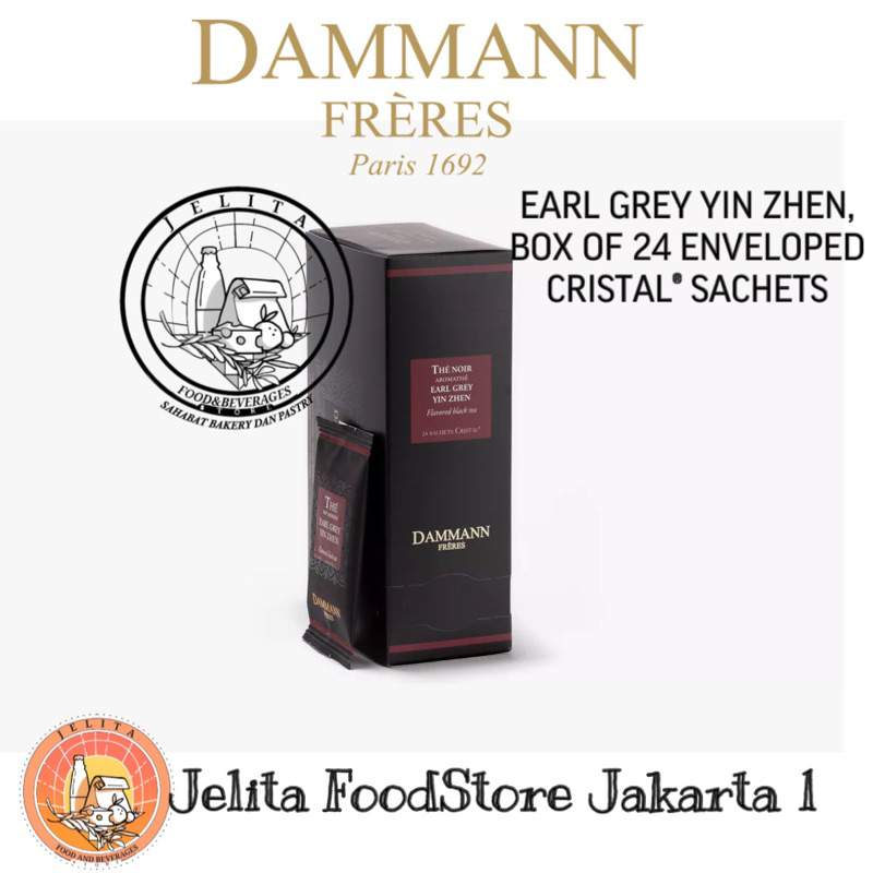 Jual Dammann Black Tea Earl Grey Yin Zhen BOX of 24pcs (DAM4972