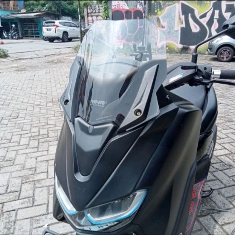 Jual Windshield Nmax New Mhr Racing Model Transformer | Shopee Indonesia
