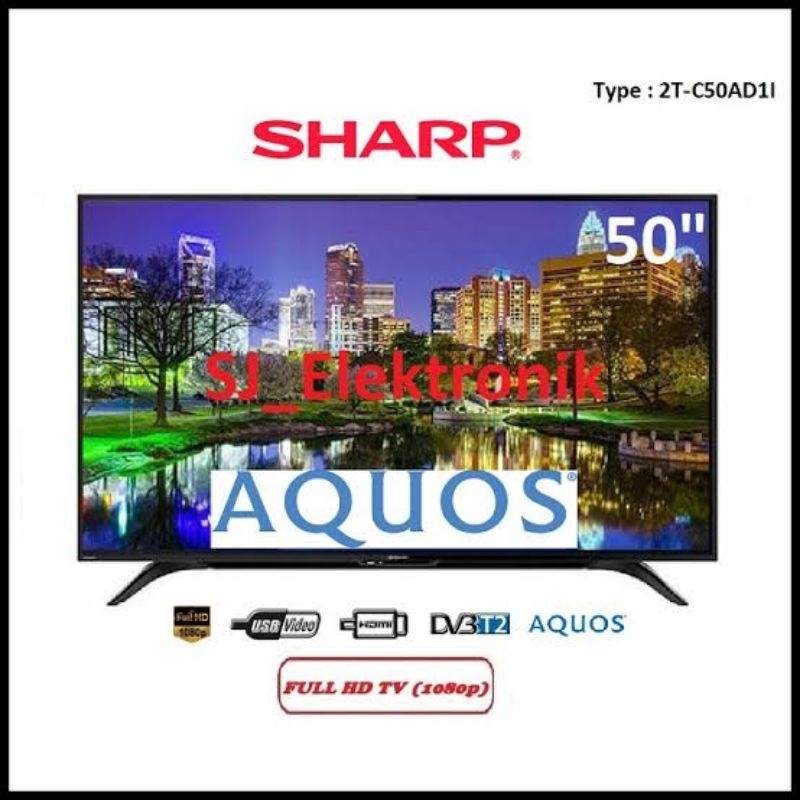 Jual SHARP 2TC50AD1i LED TV 50 INCH FULL HD DIGITAL 2TC50AD1i 50AD1i