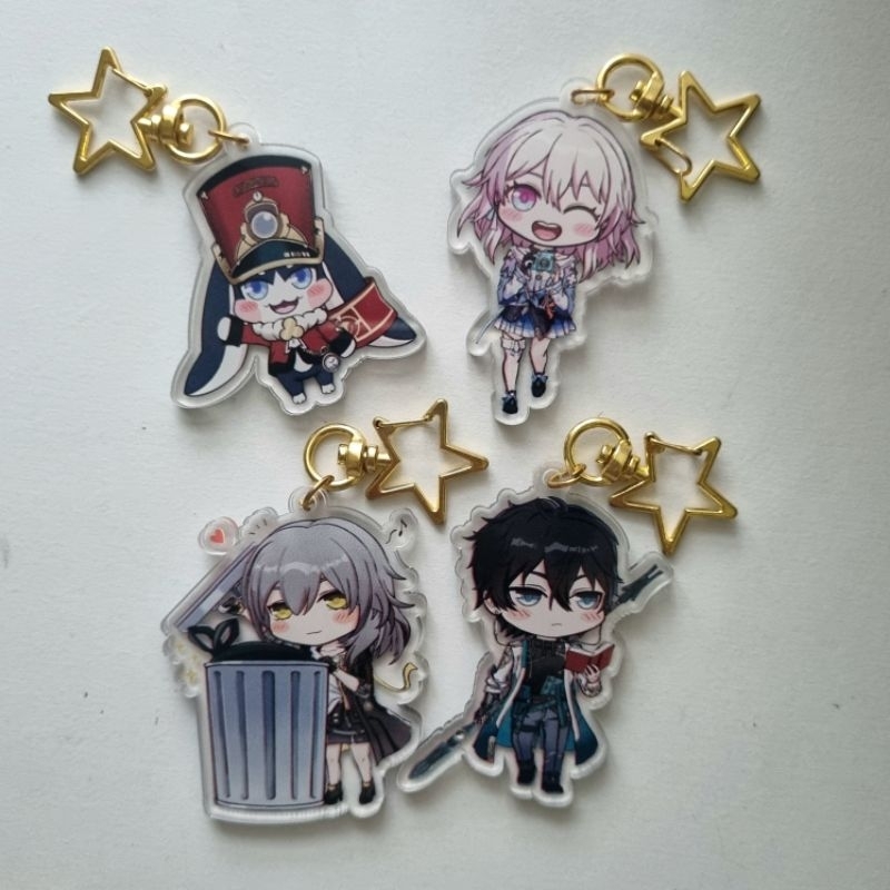 Jual Keychain Honkai Star Rail Trio Stelle Dan Heng March 7th And Pom Pom Fan Merch Shopee 8917