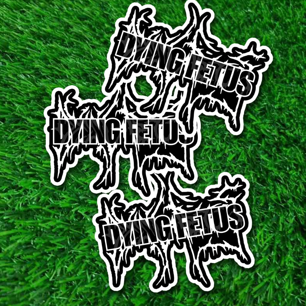 Jual Stiker Dying Fetus - Sticker Logo Band Power Metal - Stiker ...