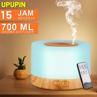 UPUPIN Humidifier Diffuser Aroma Terapi Essential oil Pelembab + Remote 7 Color Led
