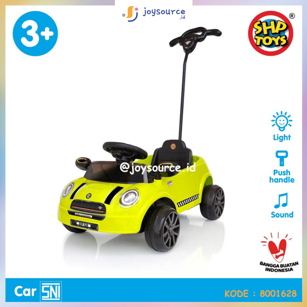Jual MINI COOPER / MAINAN TUNGGANG ANAK MOBIL DORONG SMC 628 SHP TOYS ...