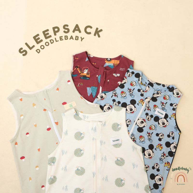 Jual Doodle Baby Sleepsack - Kantong Tidur Baby Selimut Zipper Sleep ...