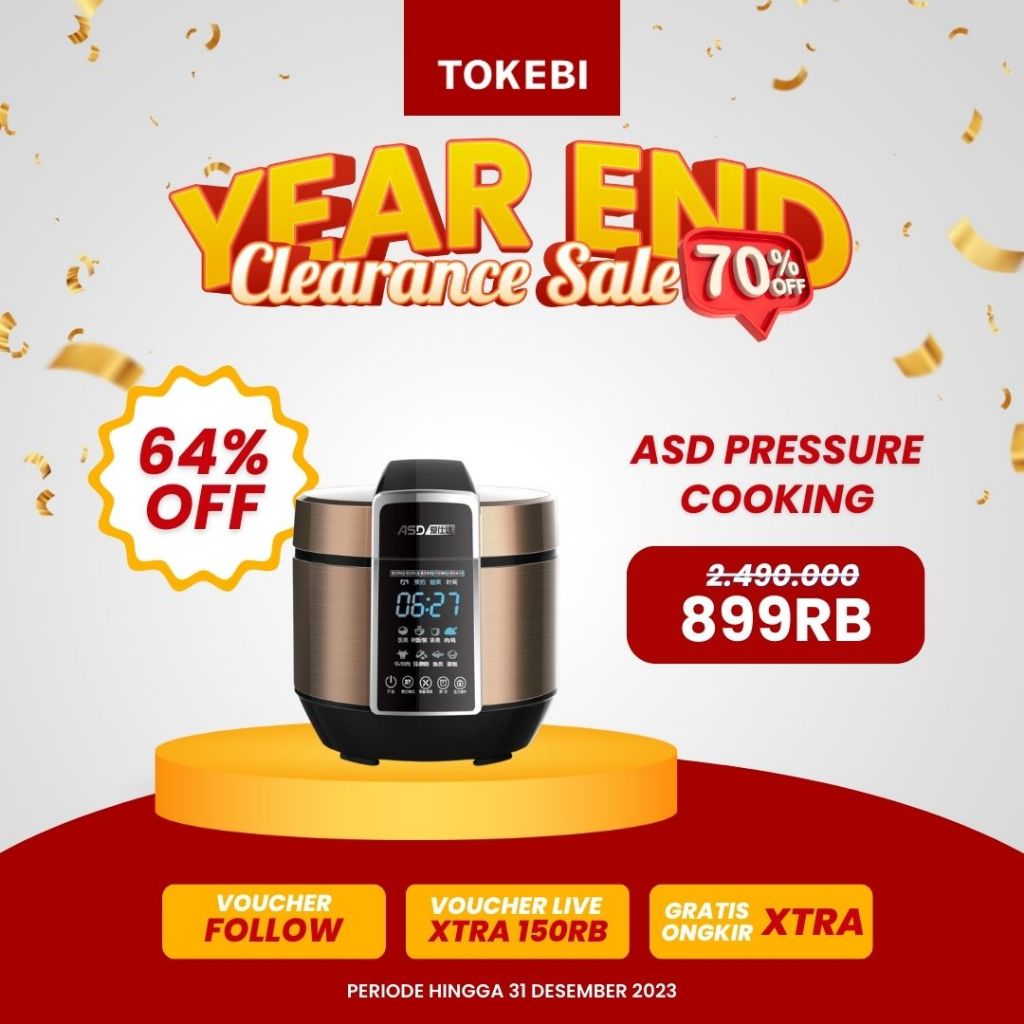 Jual ASD RICE COOKER & PRESSURE COOKER MULTIFUNGSI Shopee Indonesia