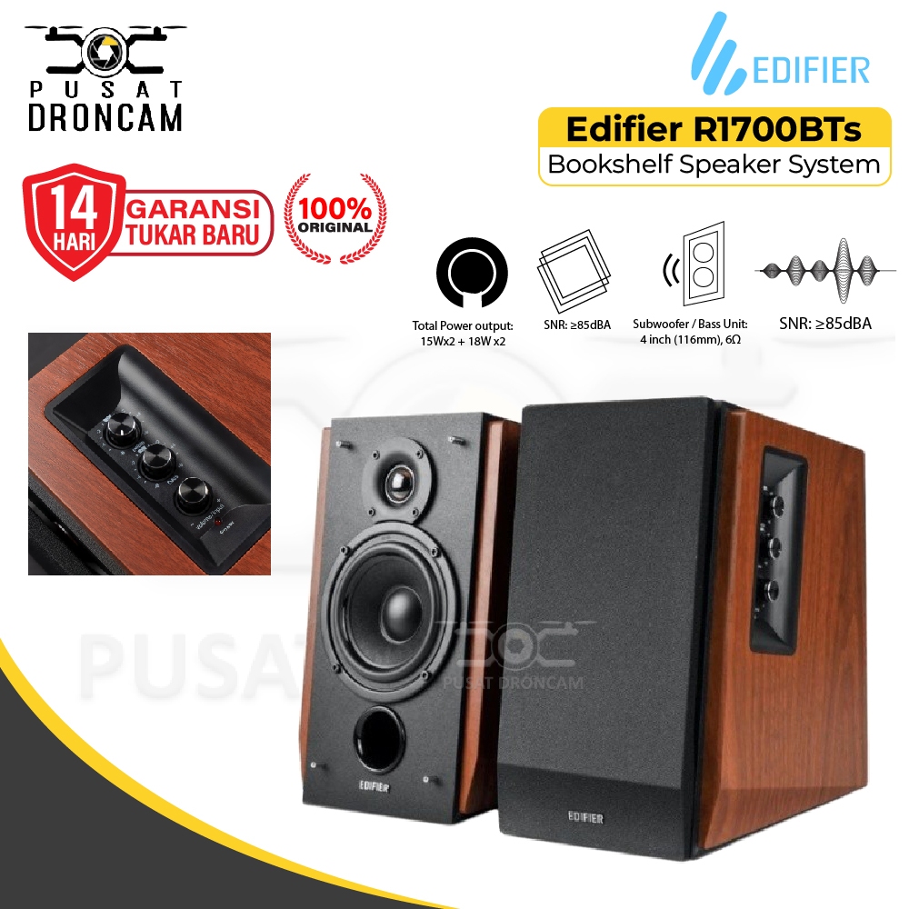 Jual Edifier R1700BTs Active Bookshelf Bluetooth Speaker System