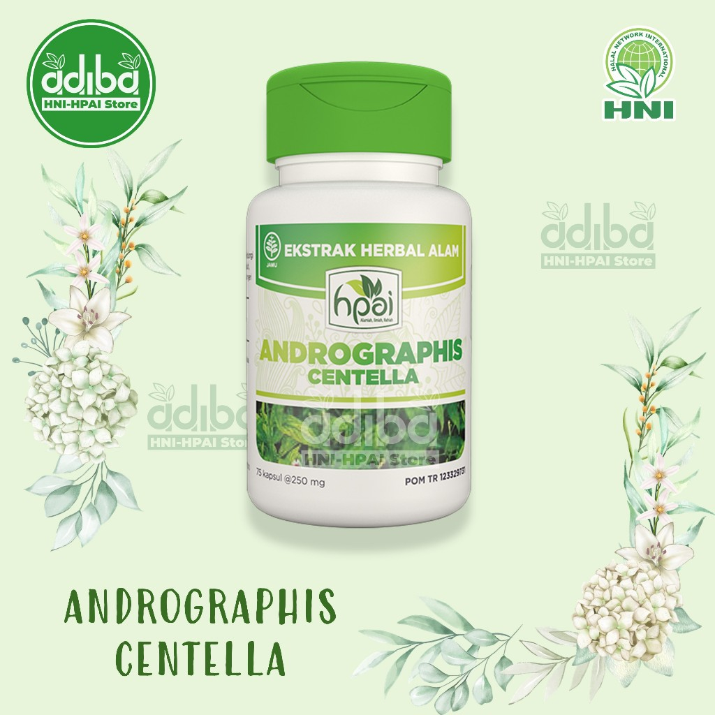 Jual Andrographis Centella •hni Hpai Herbal Antibiotik Alami And Penurun