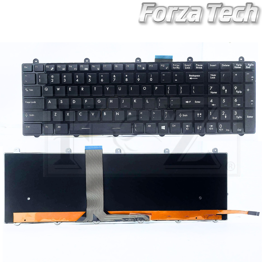 Jual NEW Keyboard Laptop MSI GX70 GT60 GT70 GT780 GT783 Black Backlight ...