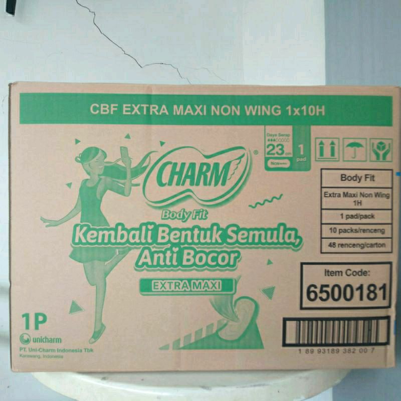 Jual Charm Bodyfit 23cm isi 1 pads non wings ( 1 Karton isi 48 Renceng ...