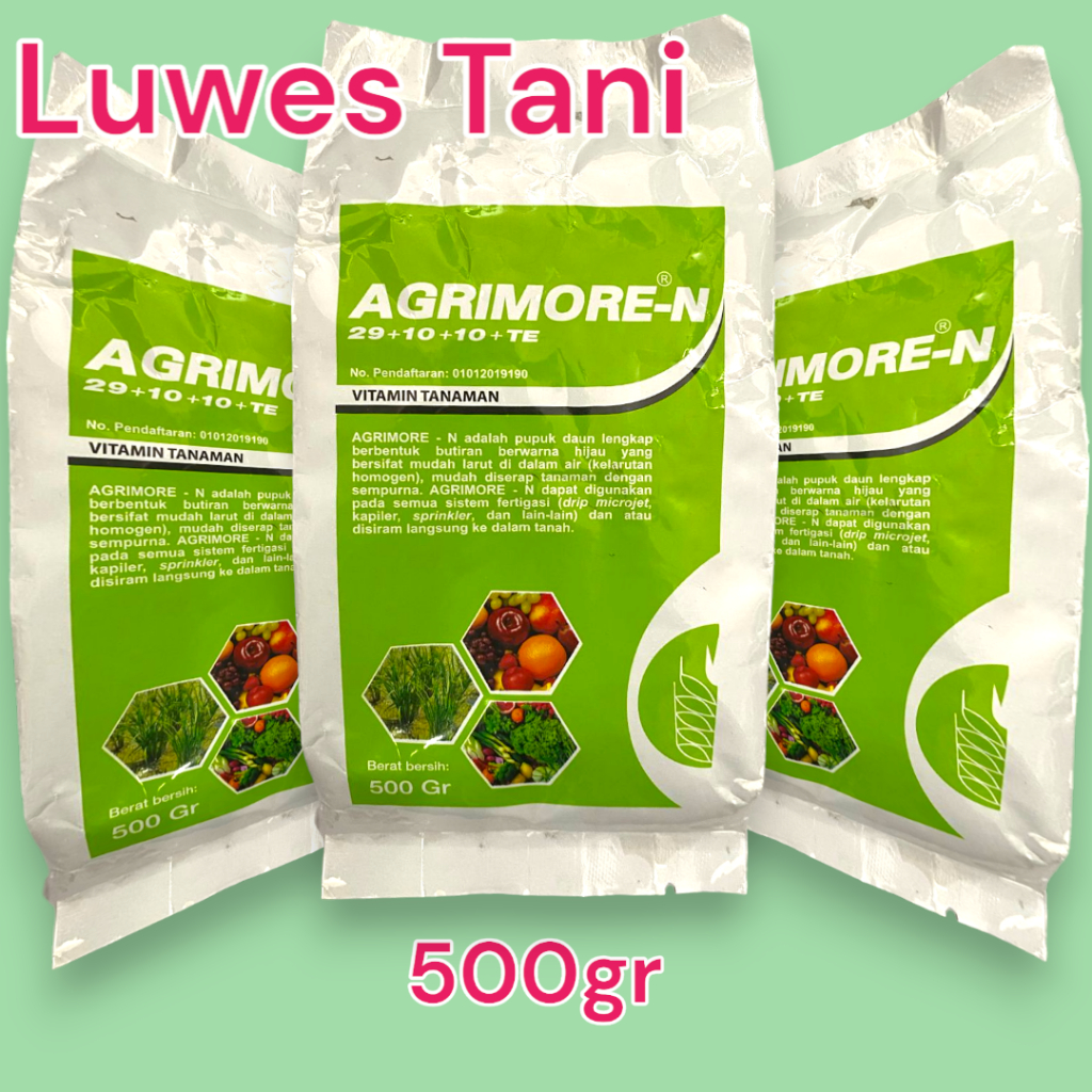 Jual Agrimore N Gr Warna Hijau Pupuk Daun Vitamin Tanaman Masa