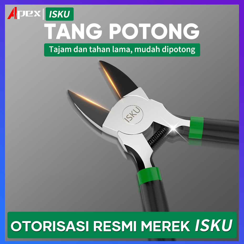 Jual Isku Plastic Cutting Nippers Inch Tang Potong Kawat Inch