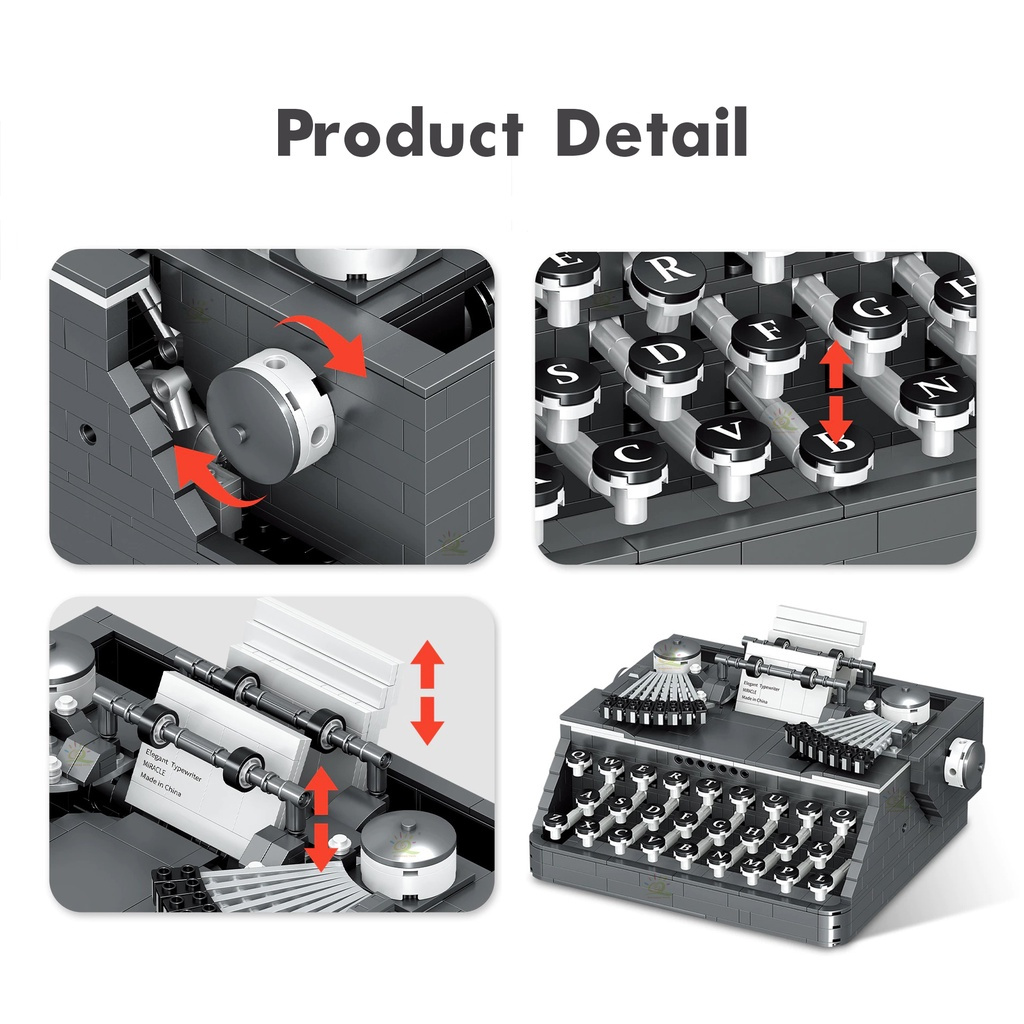 Jual BRICK BLOCK TYPEWRITERS | MAINAN BRICK BLOCK MESIN KETIK / MESIN ...