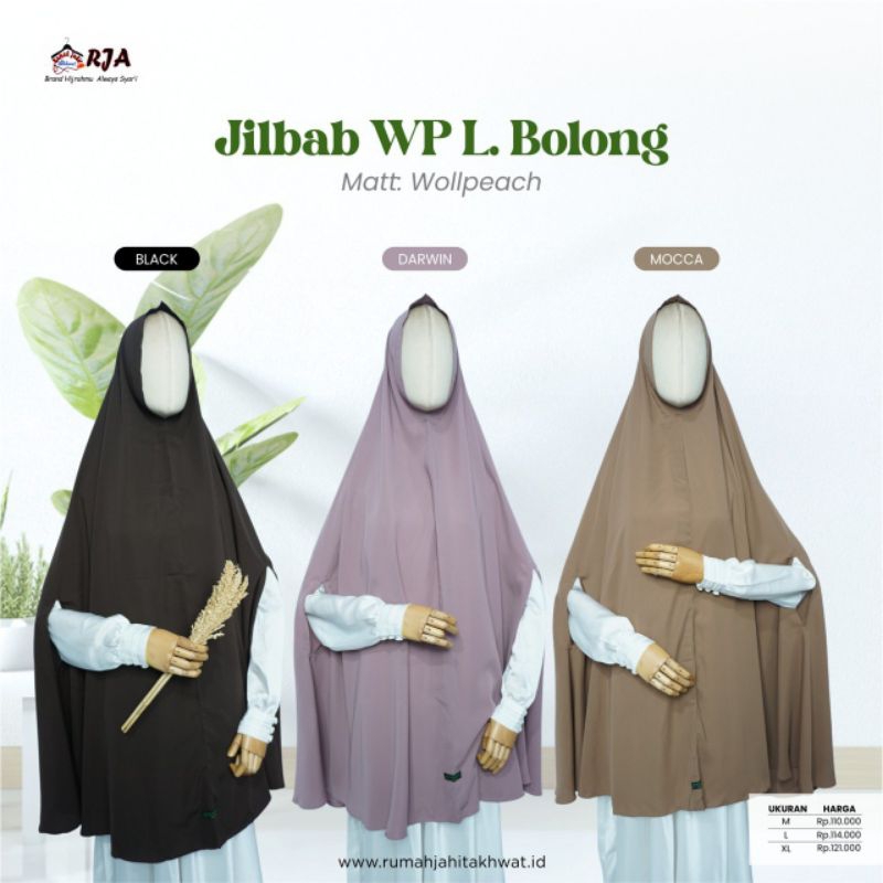 Jual Jilbab syar'i - Jilbab bermodel- Hijab WP Lengan Bolong | Shopee