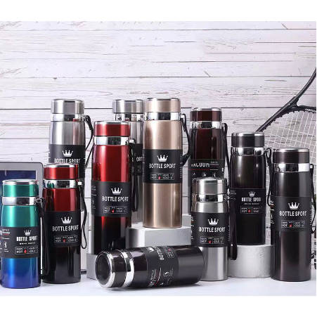 Jual Termos Botol Minum Stainless Steel POLOS Fashion Termos Vacuum Cup ...