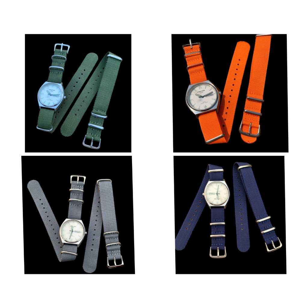 Jual Strap Tali Jam Tangan Kanvas Nylon Zulu Nato Military Style