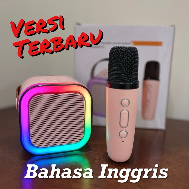 Jual Speaker Karaoke Bluetooth Mini Full Bass Portable Wireless ...