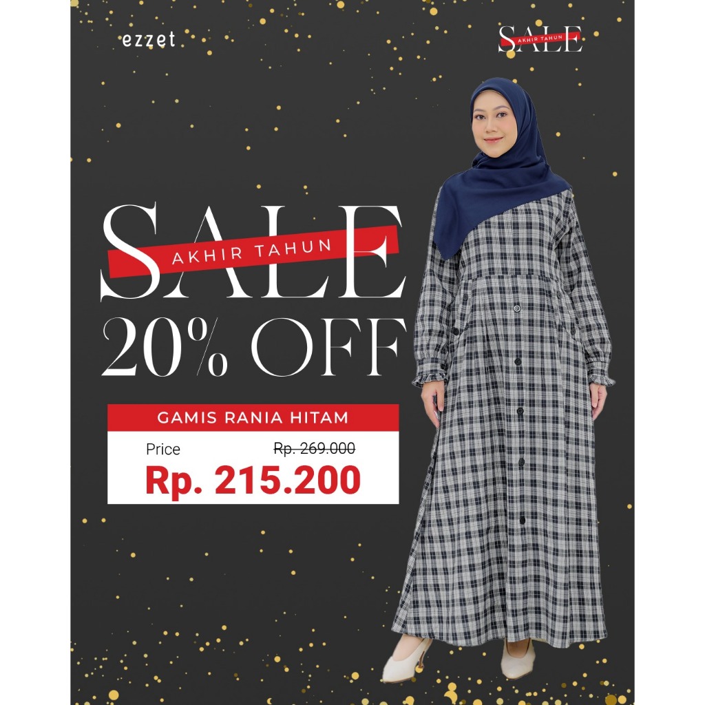 Jual Gamis Flanel Rania By Ezzet | Gamis Kotak | Gamis Motif | Gamis ...