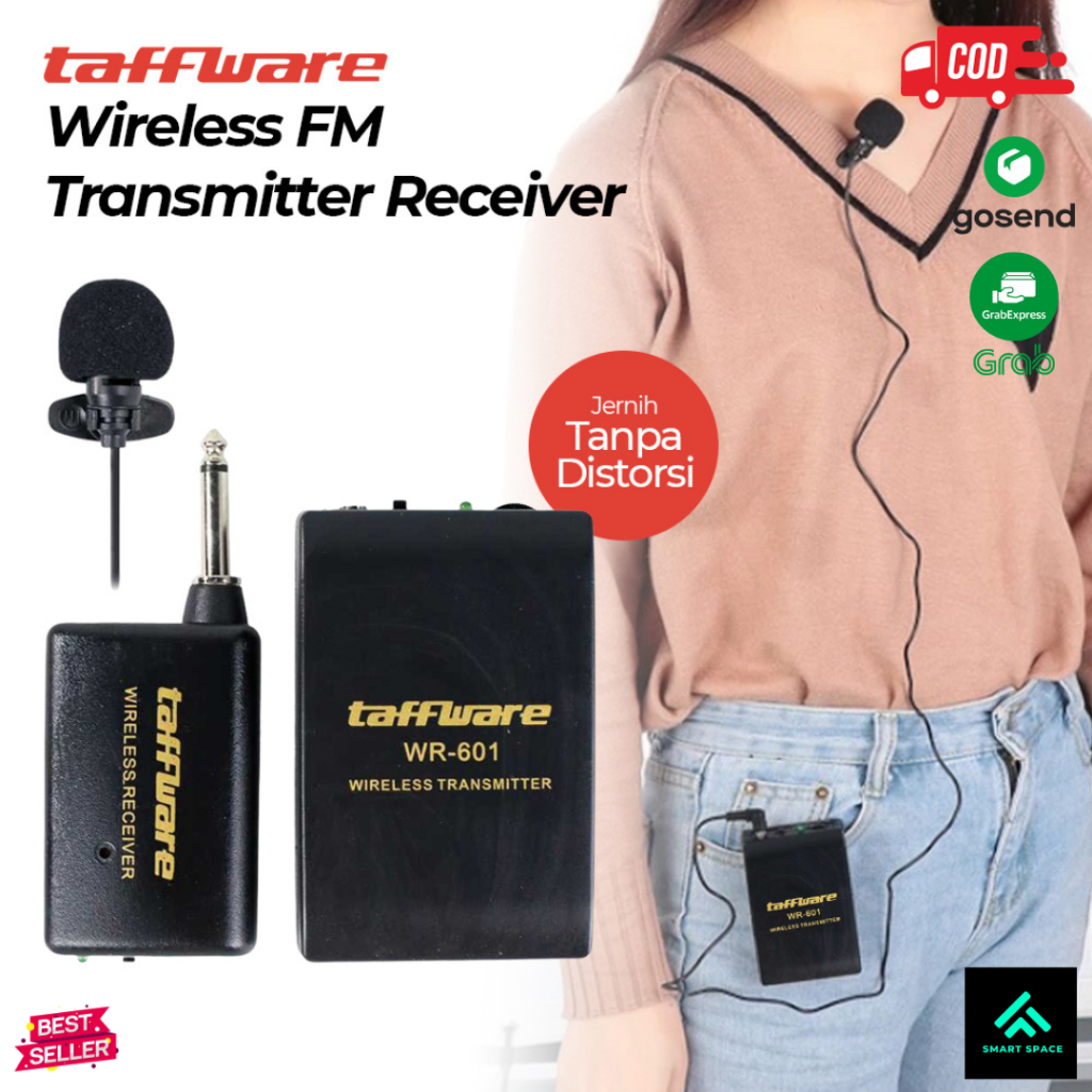 Jual SPCE Taffware Wireless FM Transmitter Receiver Pro