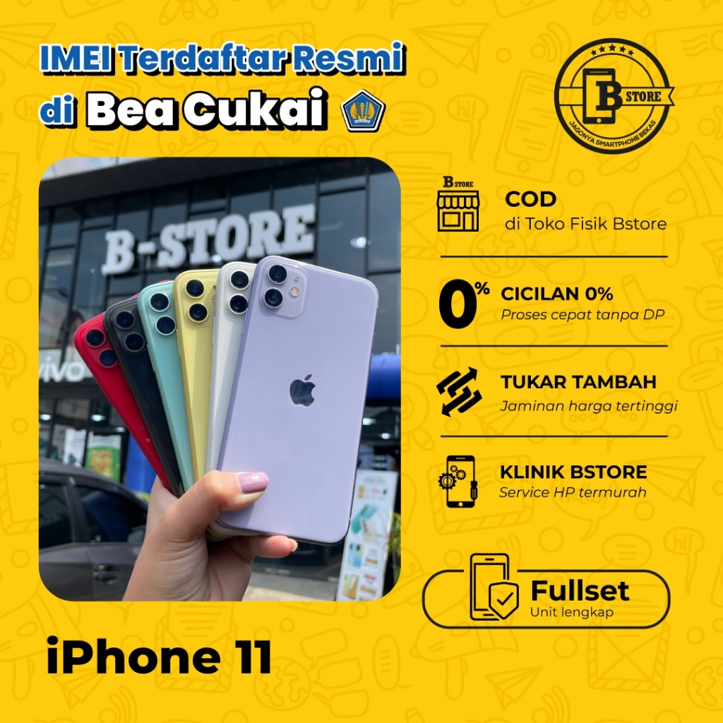 Jual iPhone 11 128GB DUAL NANO SIM / DUAL SIM FISIK - IMEI TERDAFTAR ...