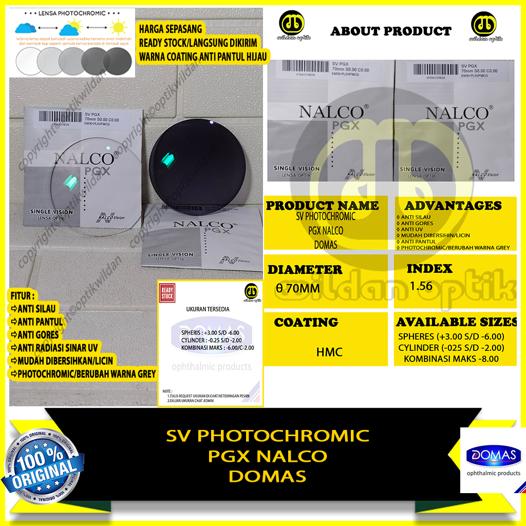Jual PAKET KACAMATA FRAME 8136 BLUECHROMIC ONEDRIVE DOMAS ORIGINAL ...