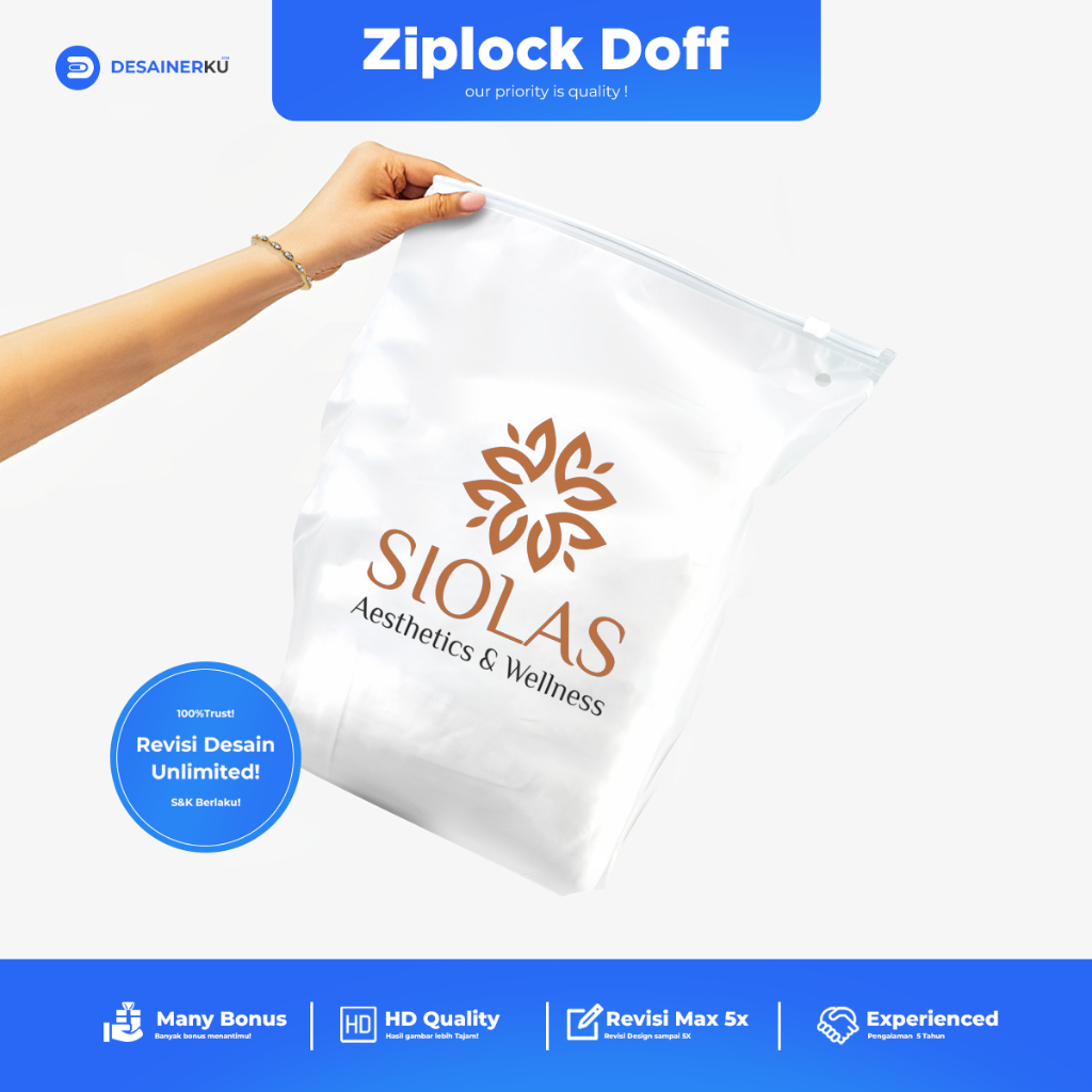 Jual Ziplock Doff (FREE DESIGN) /zipper Bag / zipper bag custom ...