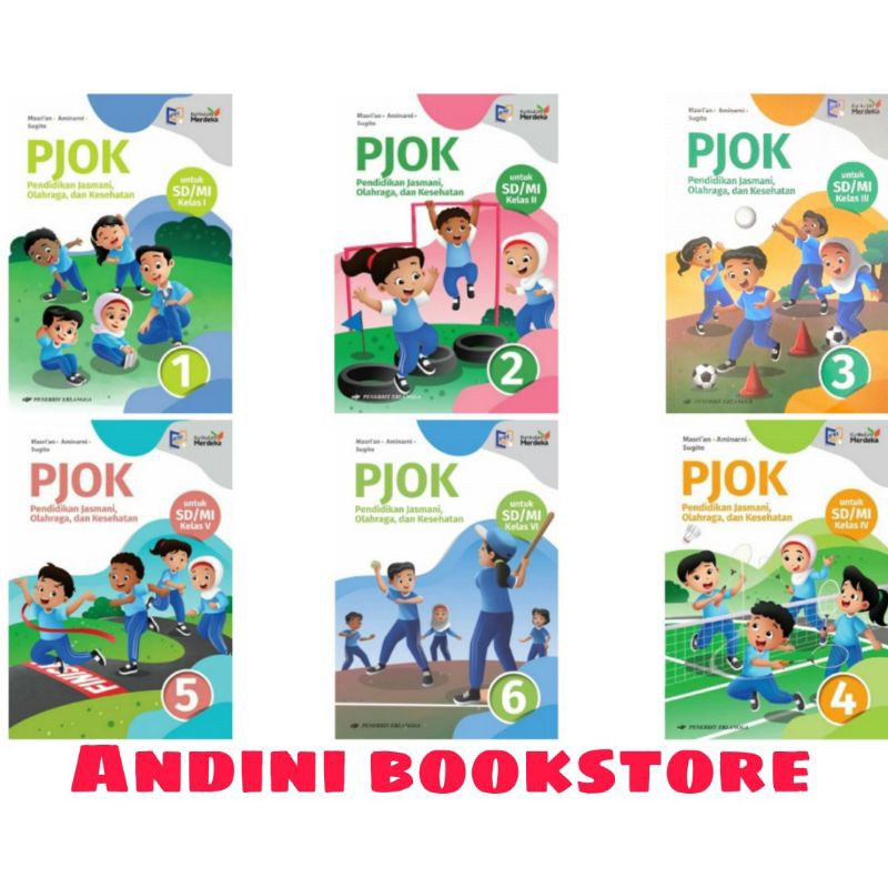 Jual BUKU PJOK UNTUK KELAS 1 2 3 4 5 6 SD/MI KURIKULUM MERDEKA | Shopee ...